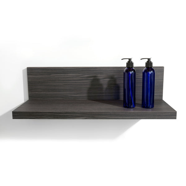 Shelf extension for your retail and merchandising areas of your salon.  Shown in Moon Macassar.