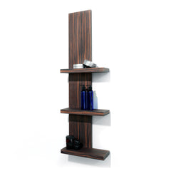 Sell retail product from the stylist station with this wall mounted product shelf. Use for merchandising and display areas of your salon.